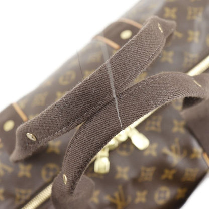 Louis Vuitton Sporty Bobur Monogram Canvas Brown Ar3059 Unisex Boston Bag