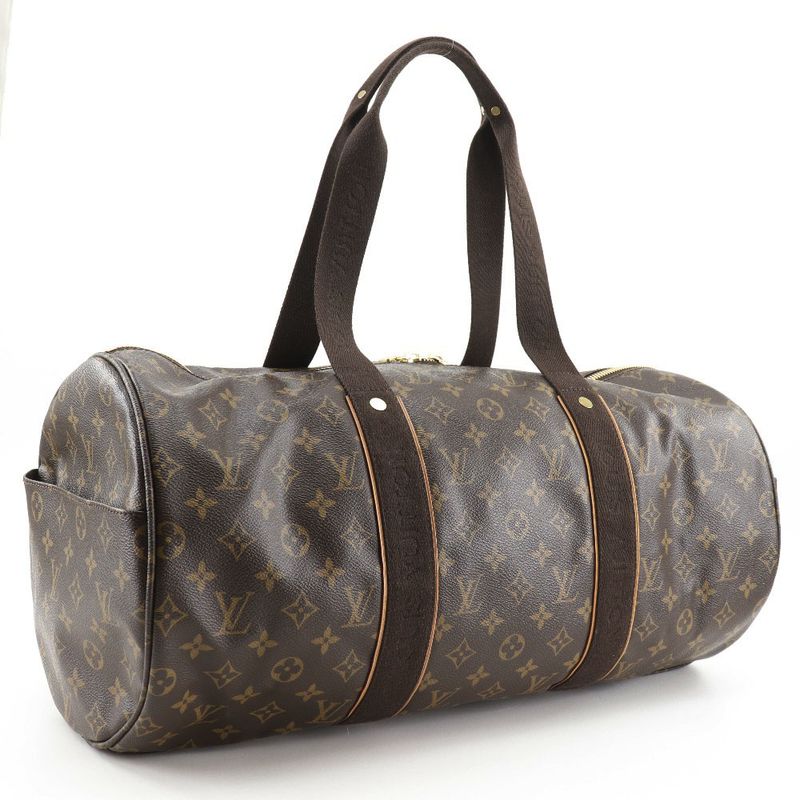 Louis Vuitton Sporty Bobur Monogram Canvas Brown Ar3059 Unisex Boston Bag