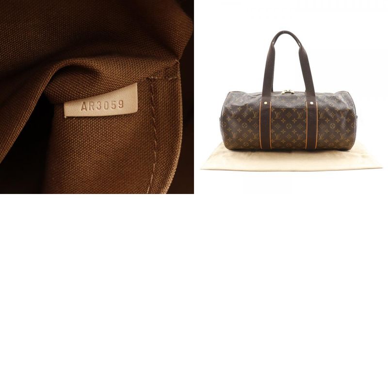Louis Vuitton Sporty Bobur Monogram Canvas Brown Ar3059 Unisex Boston Bag