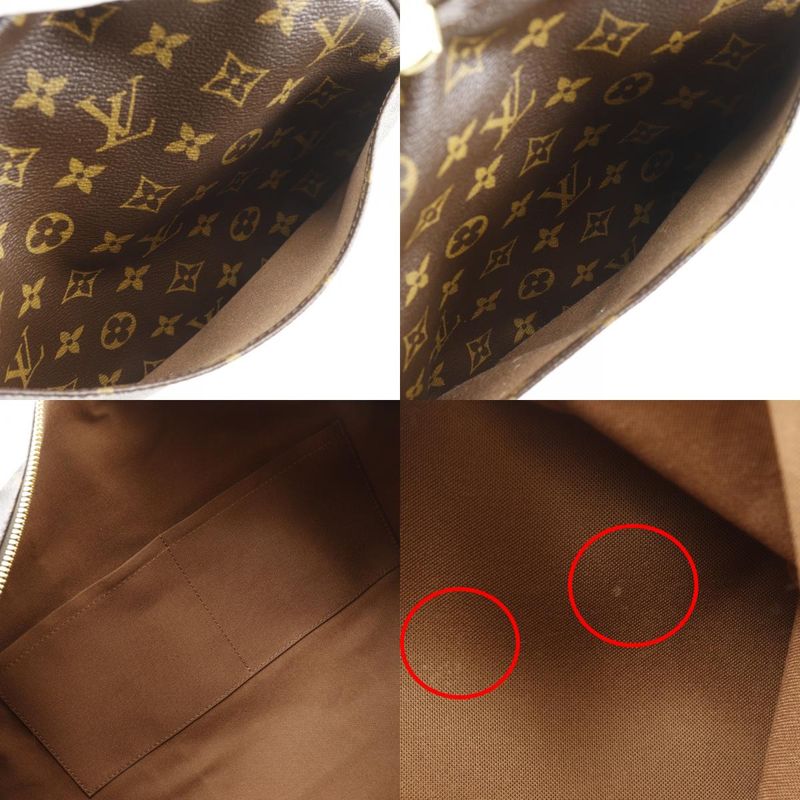 Louis Vuitton Sporty Bobur Monogram Canvas Brown Ar3059 Unisex Boston Bag