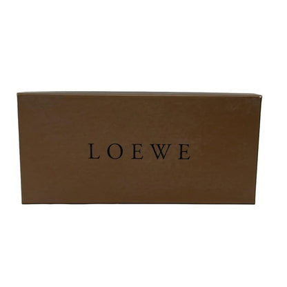 Loewe Sandals 37 Women's - Black Flower Bijou Leather