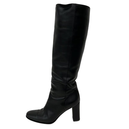 Hermes Long Boots 36 Women's - Black Leather