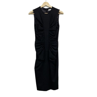 Dior Christian Dior Dress Size 34 S Women's - Black Crew Neck Sleeveless Long