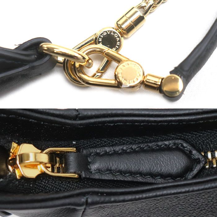 Bvlgari Serpenti Ellipse 2-Way Shoulder Bag Black IC Ladies