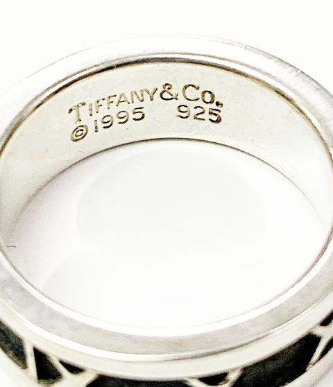 Tiffany & Co Tiffany & Co Atlas Ring No 7.5 Silver Ring []aa▲ 251214