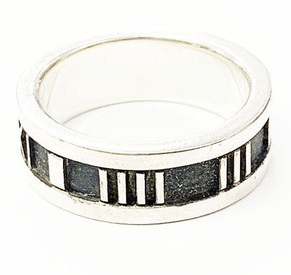 Tiffany & Co Tiffany & Co Atlas Ring No 7.5 Silver Ring []aa▲ 251214