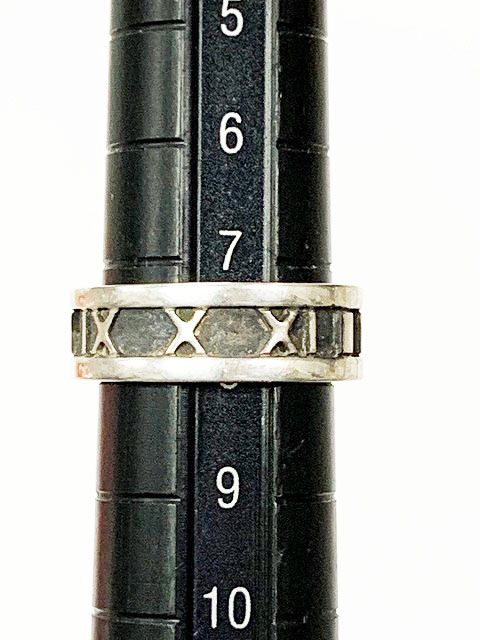 Tiffany & Co Tiffany & Co Atlas Ring No 7.5 Silver Ring []aa▲ 251214