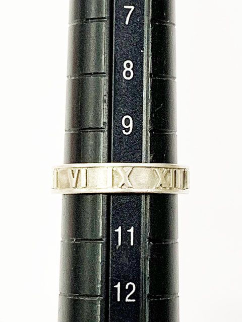 Tiffany & Co Tiffany & Co Atlas Ring No 10 Silver Ring []aa▲ 251214