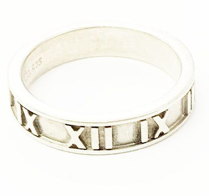 Tiffany & Co Tiffany & Co Atlas Ring No 10 Silver Ring []aa▲ 251214