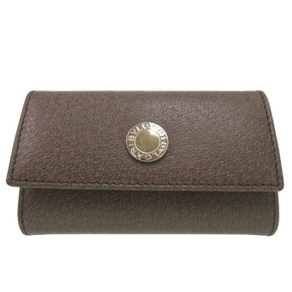 Bvlgari 6 Key Case Leather Brown 0446 Bvlgari