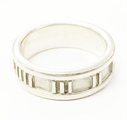 Tiffany & Co Tiffany & Co Atlas Ring No 11 Silver Ring []aa▲ 251214