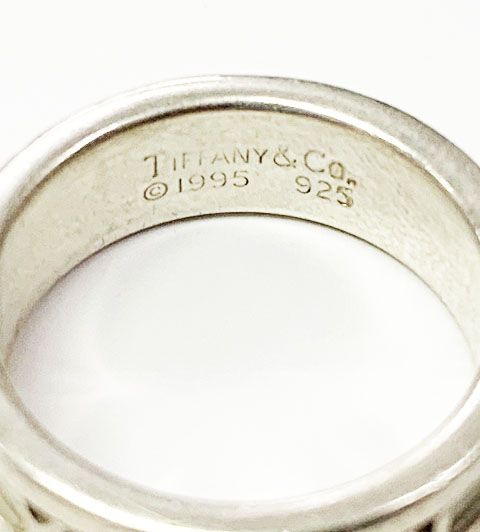 Tiffany & Co Tiffany & Co Atlas Ring No 11 Silver Ring []aa▲ 251214