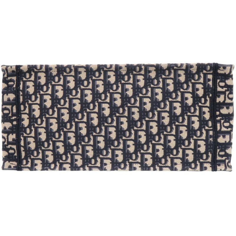 Dior Book Tote Medium Oblique M1296zriw Canvas Navy Tote Bag 0280 Dior