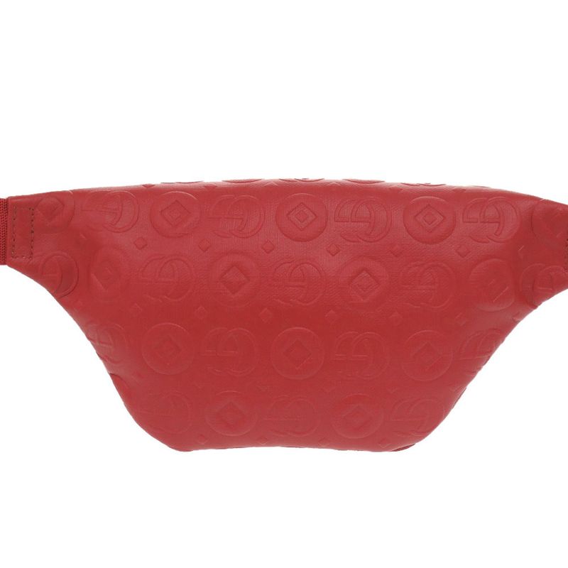 Gucci Children's Double G 502095 Leather Red Body Bag Waist Bag Red 0271 Gucci