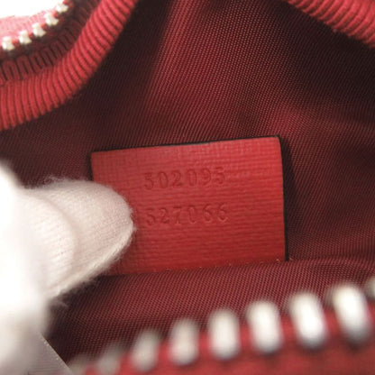 Gucci Children's Double G 502095 Leather Red Body Bag Waist Bag Red 0271 Gucci