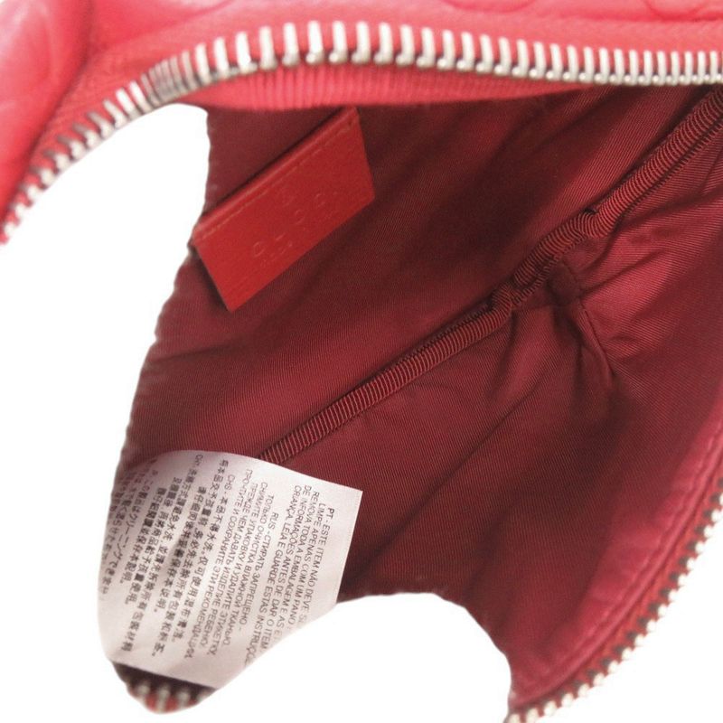 Gucci Children's Double G 502095 Leather Red Body Bag Waist Bag Red 0271 Gucci