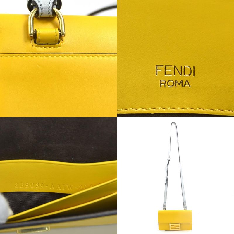 Fendi Shoulder Bag Flat Baguette 8