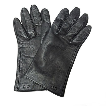 Dior Christian Dior Women's Gloves - Black Leather