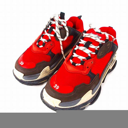Balenciaga Triple S Triple S Sneakers Shoes 39 Red 516440