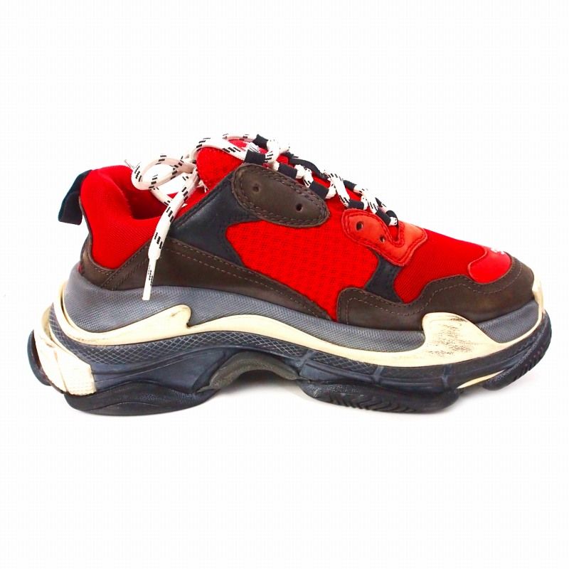 Balenciaga Triple S Triple S Sneakers Shoes 39 Red 516440