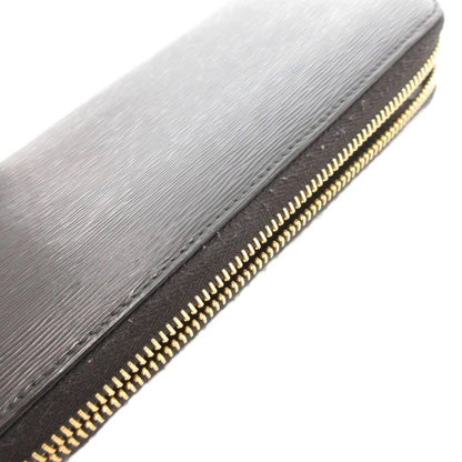 Prada Long Wallet Vitello Leather Round Zipper Black 1ml506 Uo Aa