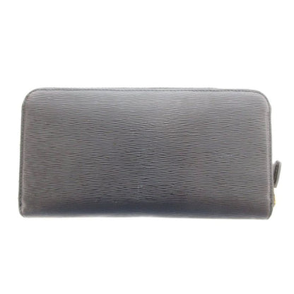 Prada Long Wallet Vitello Leather Round Zipper Black 1ml506 Uo Aa