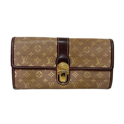 Louis Vuitton Long Wallet Monogram Portefeuille Sarah M63008 Sepia