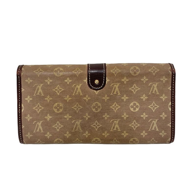 Louis Vuitton Long Wallet Monogram Portefeuille Sarah M63008 Sepia