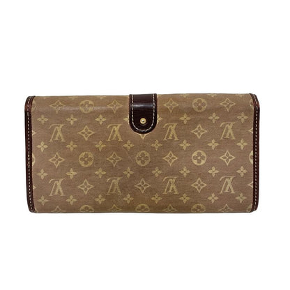 Louis Vuitton Long Wallet Monogram Portefeuille Sarah M63008 Sepia