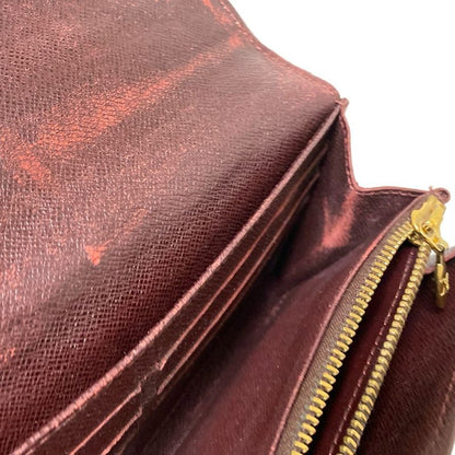 Louis Vuitton Long Wallet Monogram Portefeuille Sarah M63008 Sepia