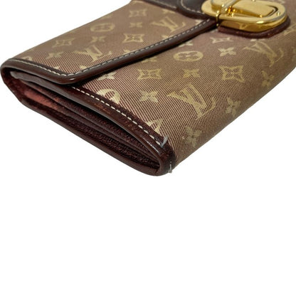 Louis Vuitton Long Wallet Monogram Portefeuille Sarah M63008 Sepia