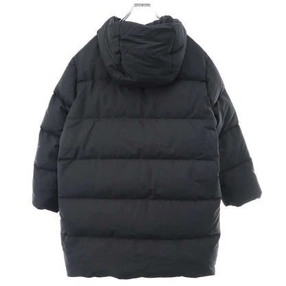 Loewe 22 AW Leather Trim Hooded Down Coat S359 Y02 X42 Black 38