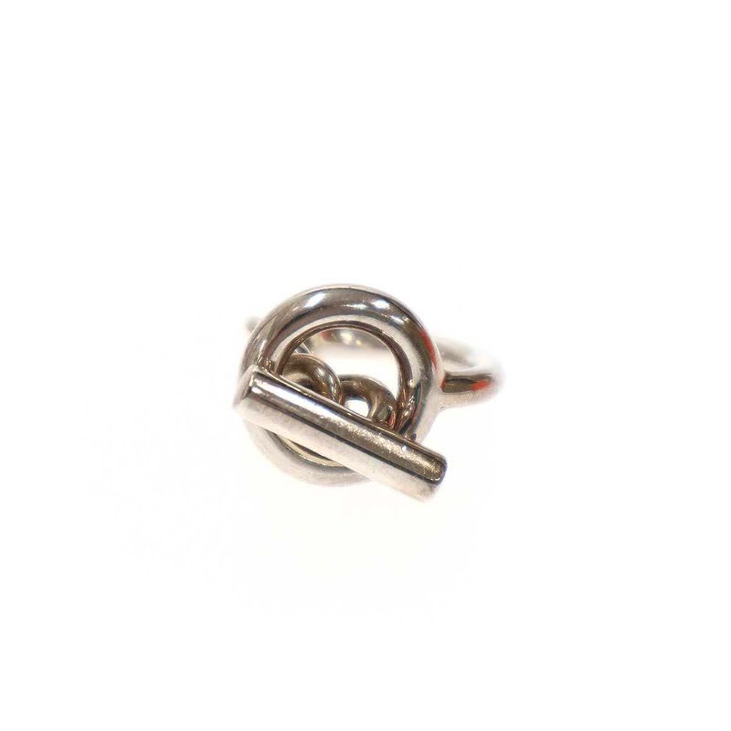 Hermes Croisette GM Ring 21 Silver 50
