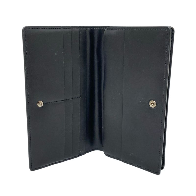 Goyard Long Wallet Richelieu Black X Brown X White