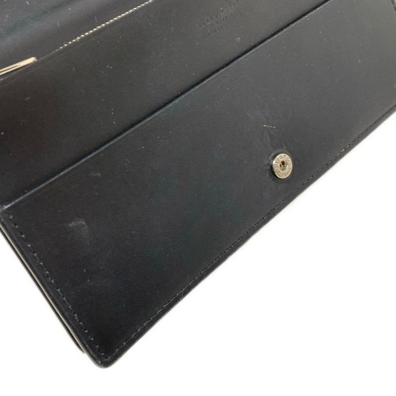 Goyard Long Wallet Richelieu Black X Brown X White