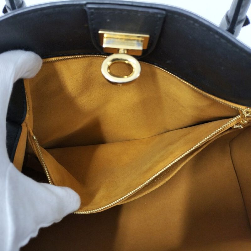 Louis Vuitton on My Side MM 2way Tote Bag Monogram Taffetage Noir Black M53826