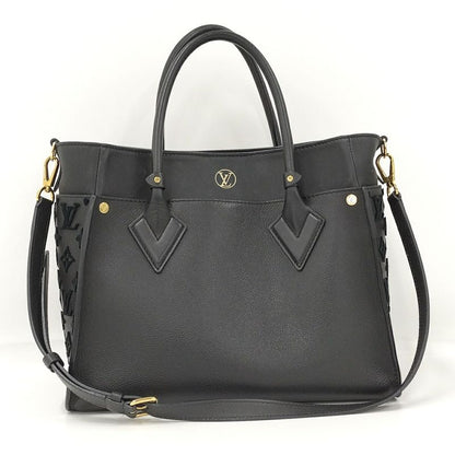 Louis Vuitton on My Side MM 2way Tote Bag Monogram Taffetage Noir Black M53826