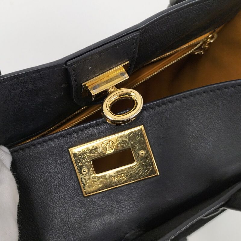 Louis Vuitton on My Side MM 2way Tote Bag Monogram Taffetage Noir Black M53826