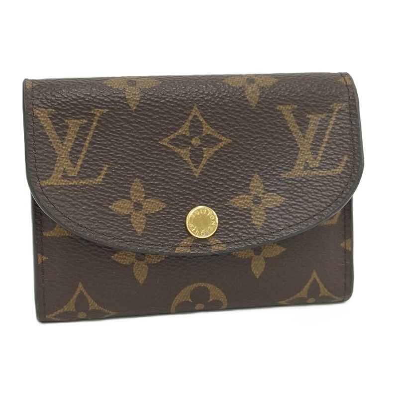 Louis Vuitton Portomone Rosali Coin Case Rose Ballerine Monogram M62361