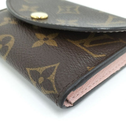 Louis Vuitton Portomone Rosali Coin Case Rose Ballerine Monogram M62361