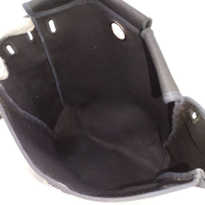 Hermes Herbag Her Bag a Dos PM 2way Shoulder Bag Leather Canvas Black