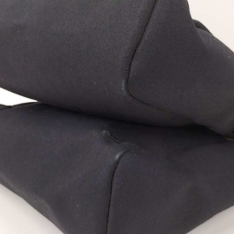 Hermes Herbag Her Bag a Dos PM 2way Shoulder Bag Leather Canvas Black