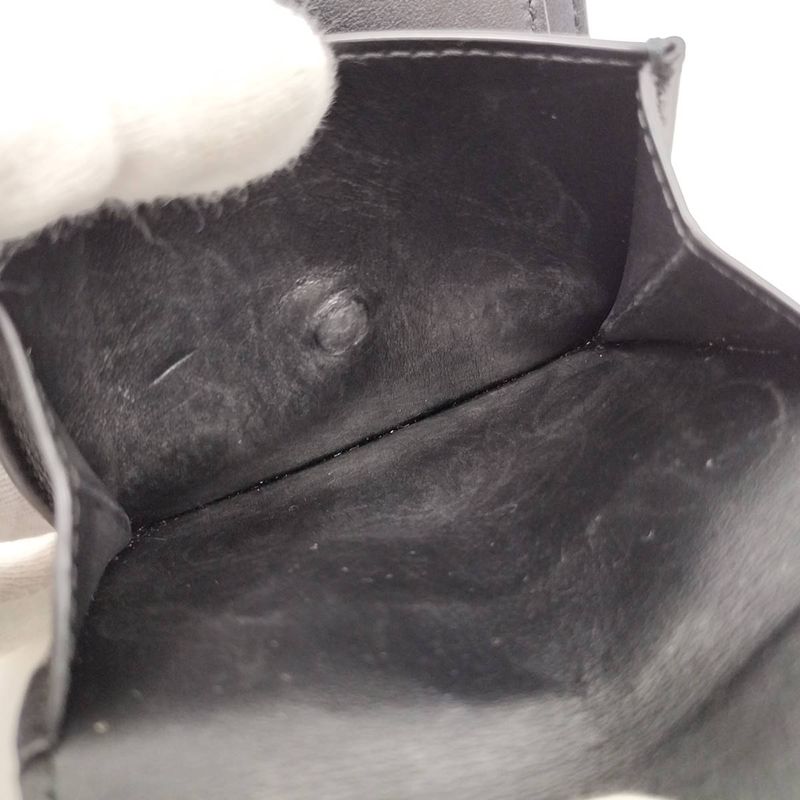 Celine Small Trifold Wallet Trifold Wallet Leather Black