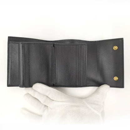 Celine Small Trifold Wallet Trifold Wallet Leather Black