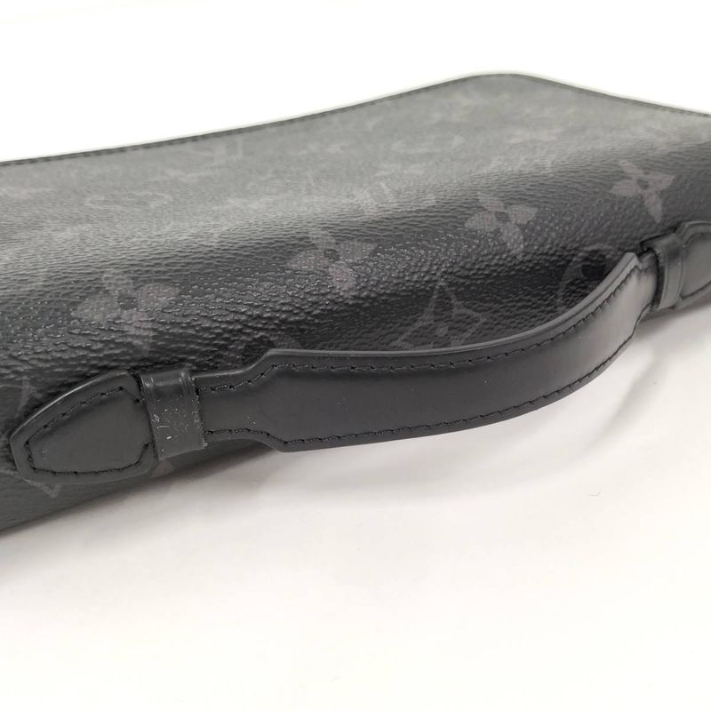 Louis Vuitton Round Zipper Long Wallet Zippy XL Monogram Eclipse M61698