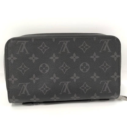 Louis Vuitton Round Zipper Long Wallet Zippy XL Monogram Eclipse M61698