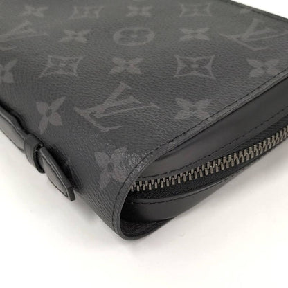 Louis Vuitton Round Zipper Long Wallet Zippy XL Monogram Eclipse M61698