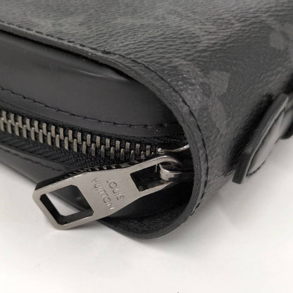 Louis Vuitton Round Zipper Long Wallet Zippy XL Monogram Eclipse M61698