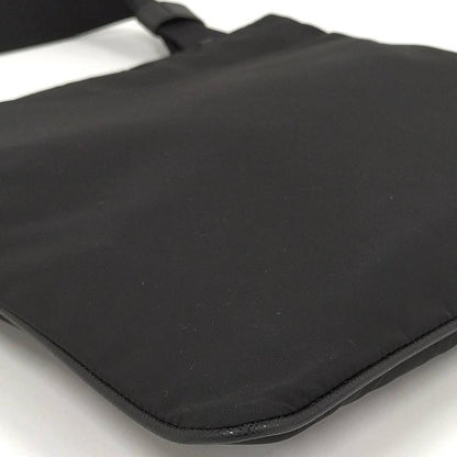 Prada Shoulder Bag Triangle Logo Tessuto Nylon Leather 2vh053