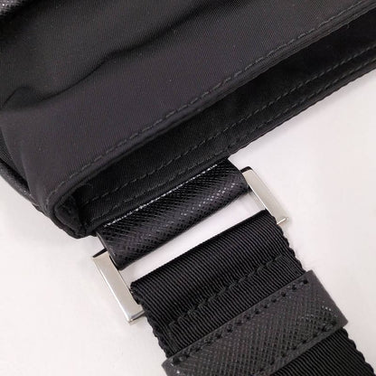 Prada Shoulder Bag Triangle Logo Tessuto Nylon Leather 2vh053